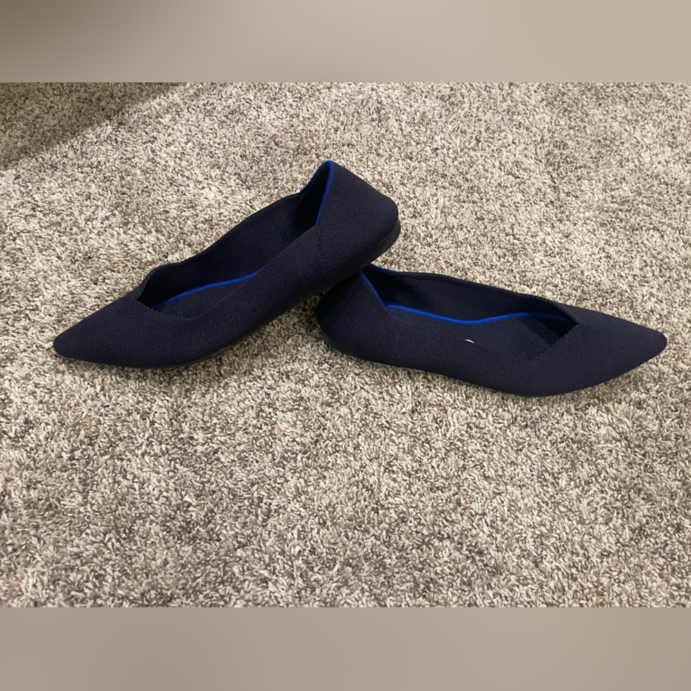 Rothy’s The Point Navy Women’s Size 10.5 - Picture 5 of 9
